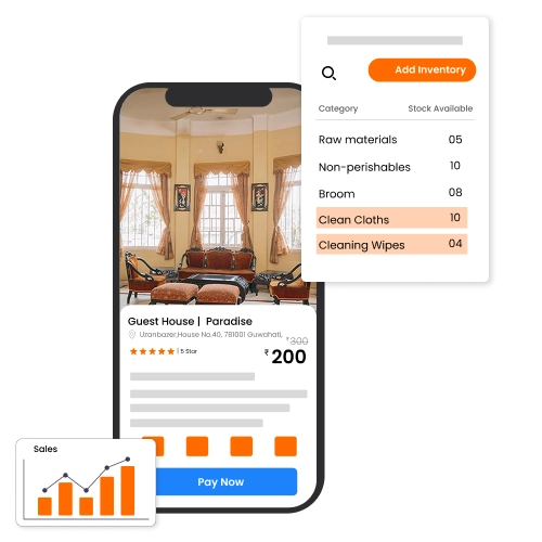 Guest house management software in Guwahati for easy bookings, billing, and guest service management.