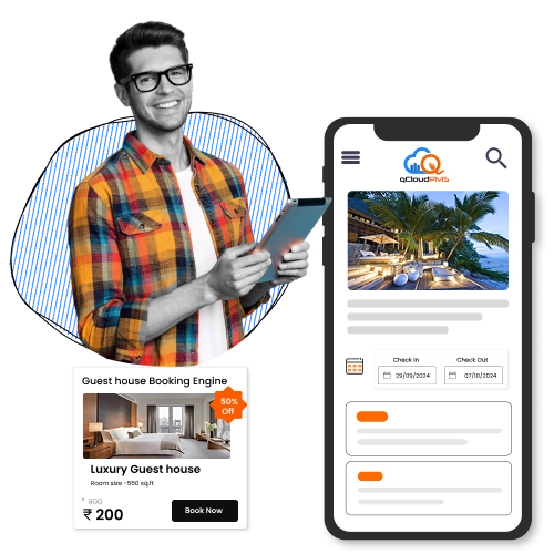 Run guest houses efficiently using powerful, cloud-based hotel management software in Kolkata.