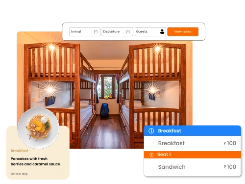 Cloud based hotel management system for hostels in Munnar with seamless booking and operations