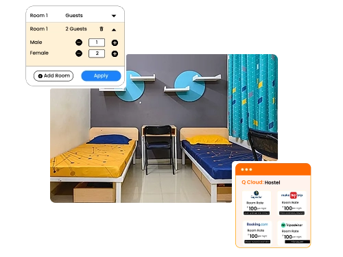Cloud based hotel management system with advanced features for hostels in Indore India