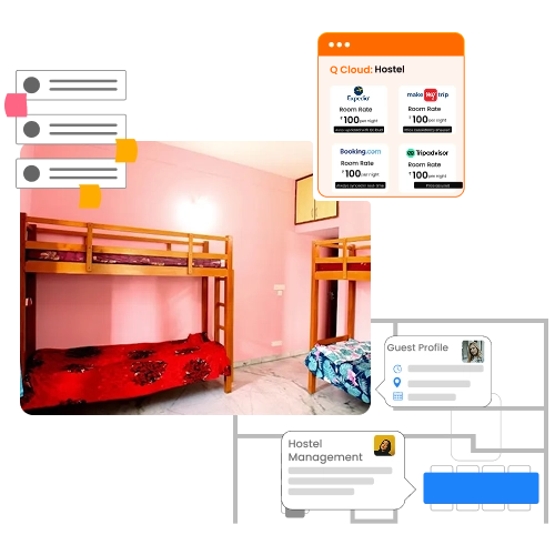 Cloud based hotel management system for hostels in Madurai with seamless booking & operations