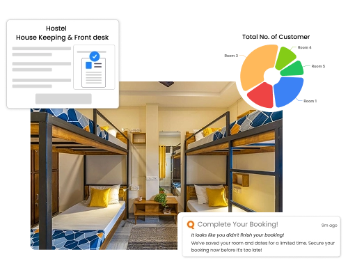 We provide efficient hostel management software to streamline operations and enhance guest experience.