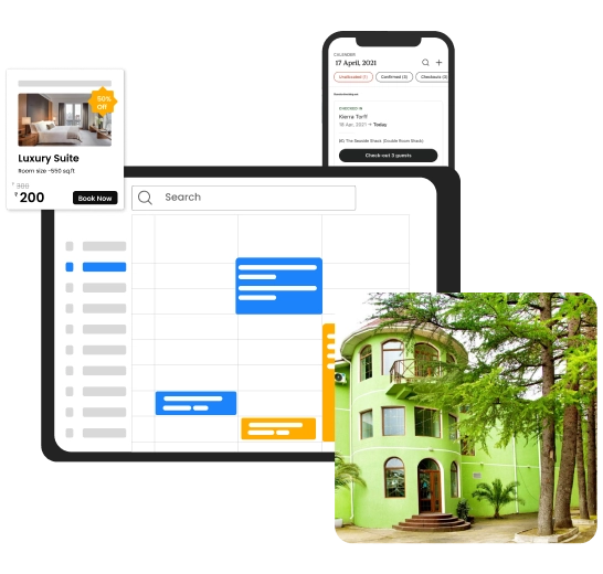 Easily manage your online room bookings with our user-friendly platform for seamless reservations.