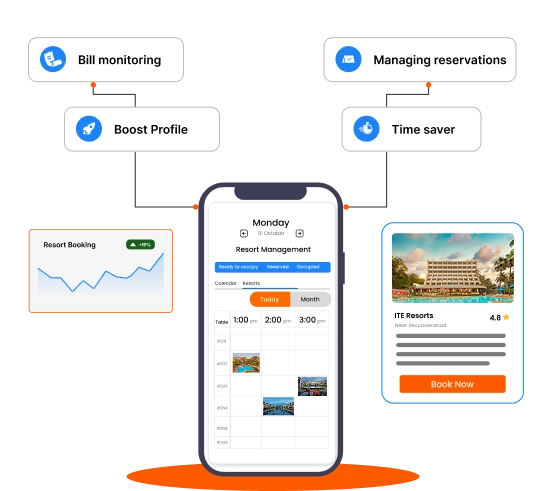 Manage bookings and POS efficiently with resort software designed for Hyderabad properties