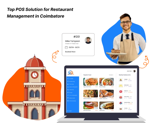 Top POS system with advanced features to manage restaurant operations in Coimbatore smoothly